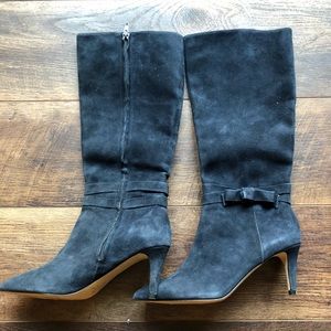 Kate Spade Navy Suede boots